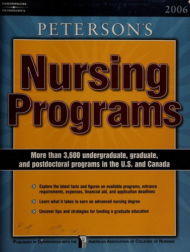 Nursing Programs 2006 (Nursing Programs)