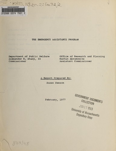 The emergency assistance program