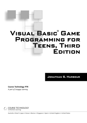 Visual Basic game programming for teens