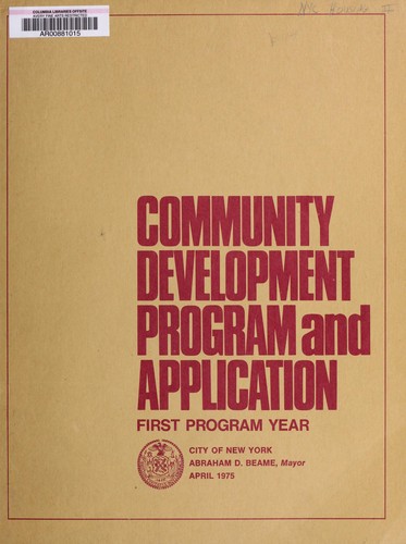 Community development program and application