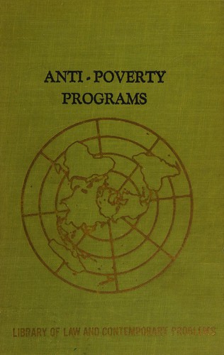 Anti-poverty programs