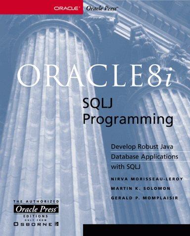 Oracle8i SQLJ programming