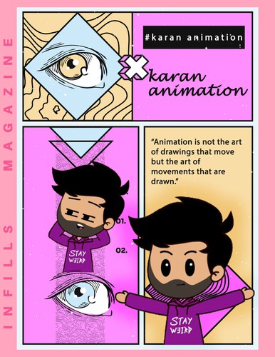 Karan animation (Infills Magazine)
