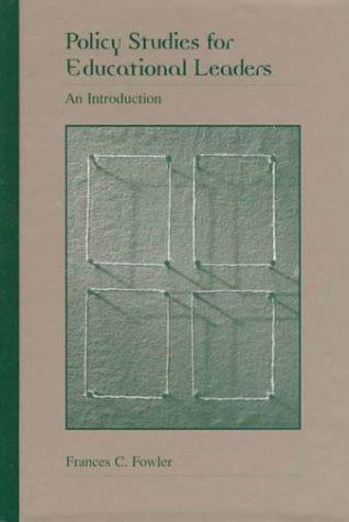 Policy Studies for Educational Leaders