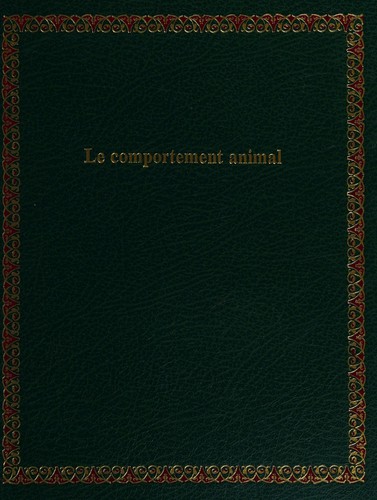 Le Comportement animal