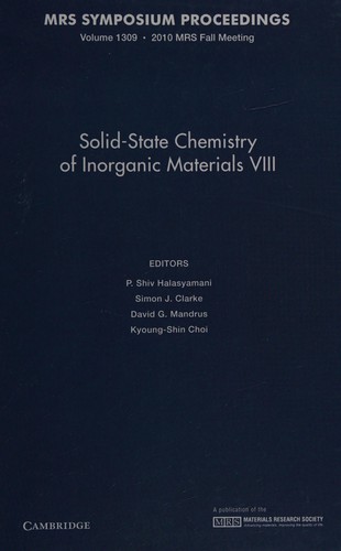 Solid-state chemistry of Inorganic materials VIII