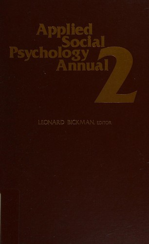 Applied Social Psychology Annual