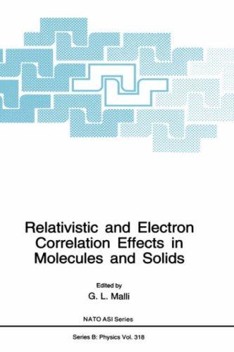 Relativistic and electron correlation effects in molecules and solids