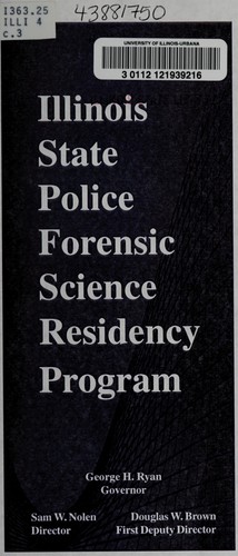Illinois State Police forensic science residency program
