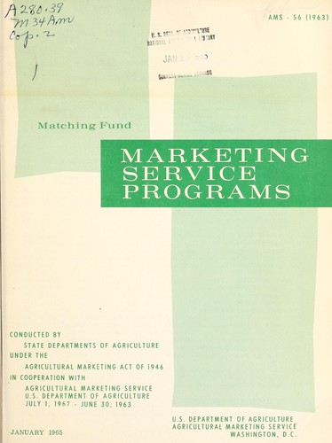 Marketing service programs