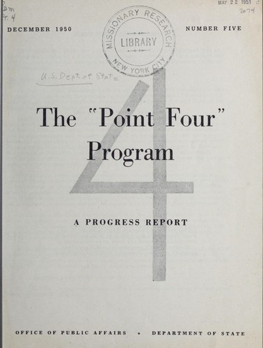 The "Point Four program"