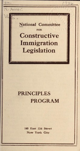 Principles, program