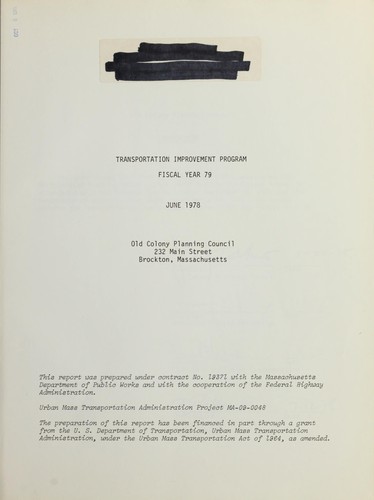Transportation improvement program