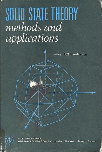 Solid state theory: methods and applications