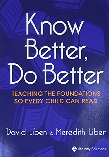 Know Better, Do Better
