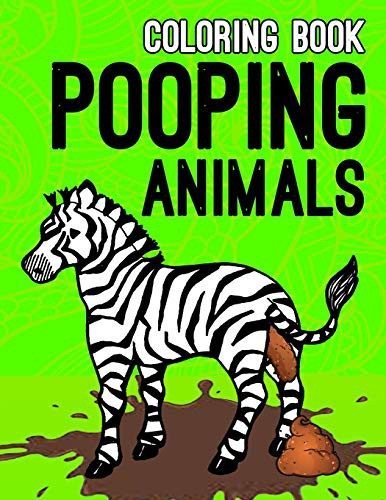 Pooping Animals Coloring Book