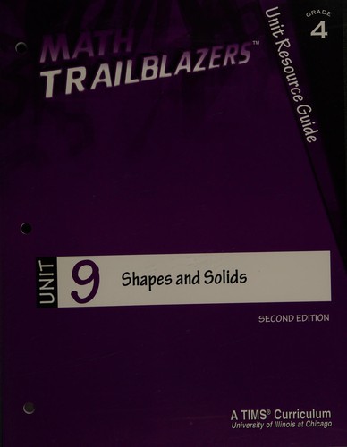 Math trailblazers - grade 4, unit 9 resource guide