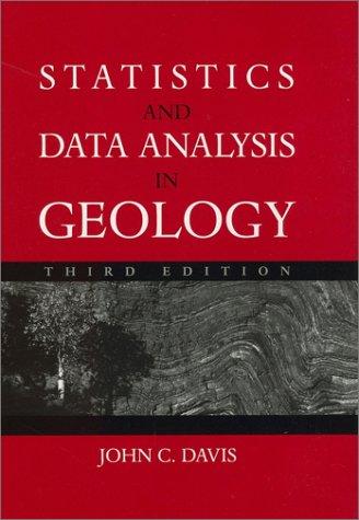 Statistics and data analysis in geology