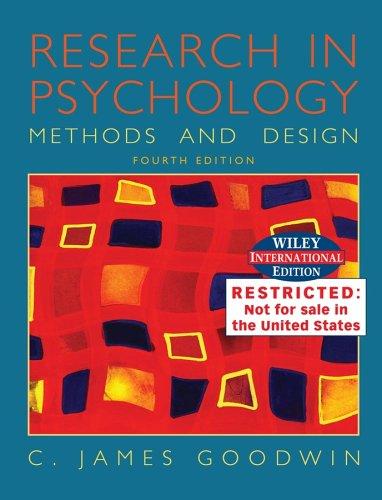 Research in psychology
