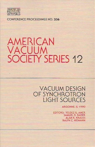 Vacuum design of synchrotron light sources