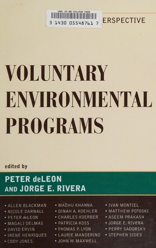 Voluntary environmental programs