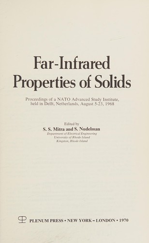 Far-infrared properties of solids