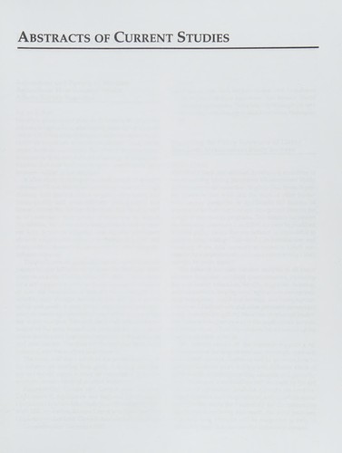 World Bank Research Program 1997