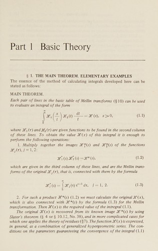 Handbook of integral transforms of higher transcendental functions