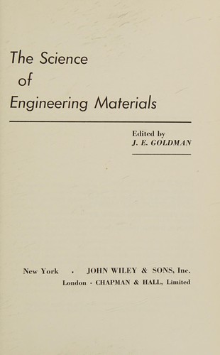 The science of engineering materials