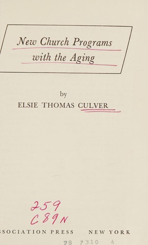 New church programs with the aging