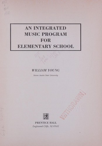 An integrated music program for elementary school