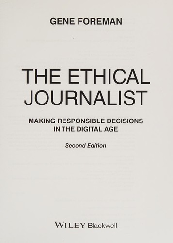 The ethical journalist