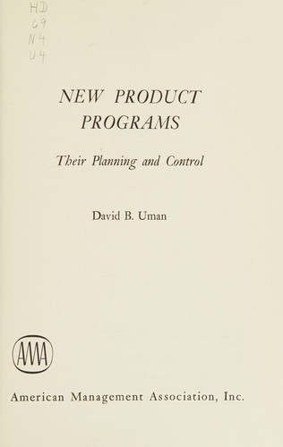 New product programs