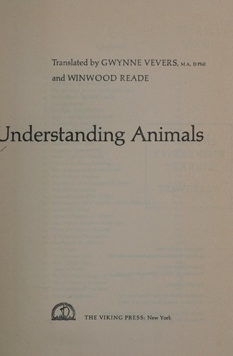 Understanding animals