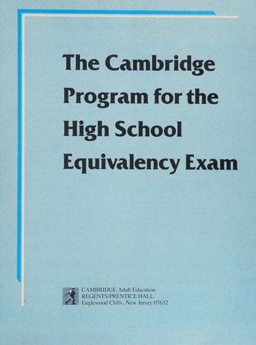 The Cambridge program for the high school equivalency exam