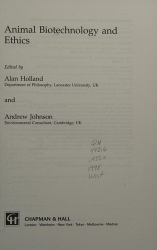 Animal biotechnology and ethics
