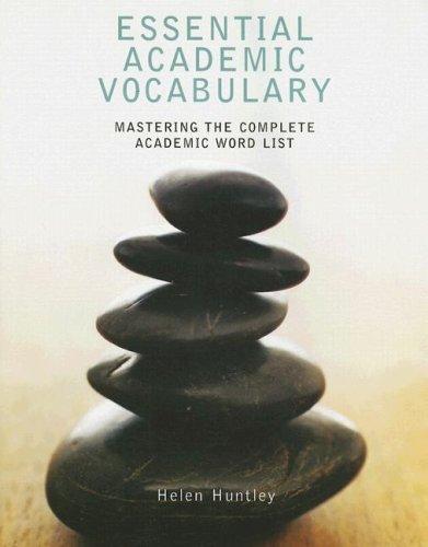 Essential Academic Vocabulary