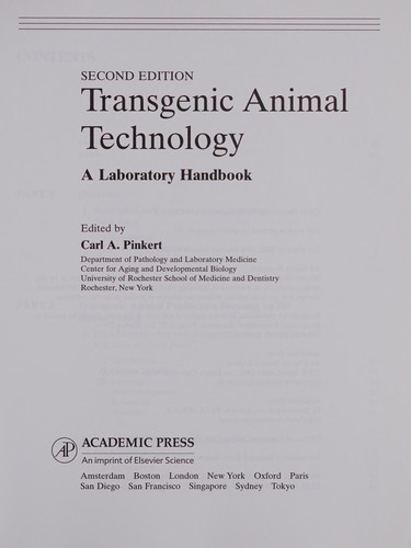 Transgenic animal technology