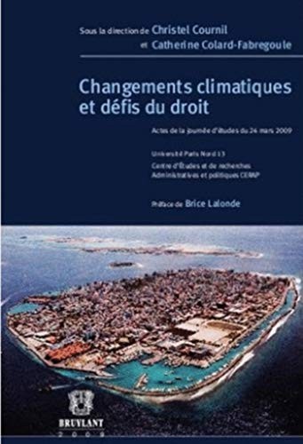 Changements climatiques et défis du droit
