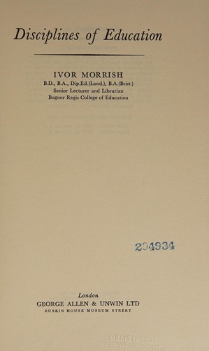 Disciplines of education