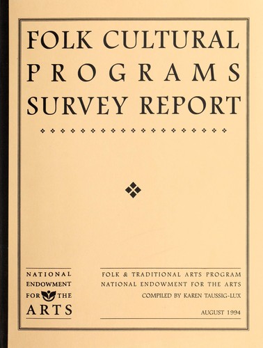 Folk cultural programs survey report