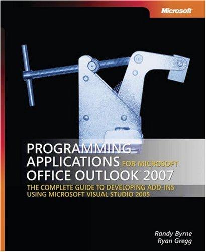 Programming applications for Microsoft Outlook 2007