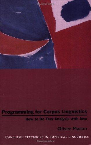 Programming for Corpus Linguistics