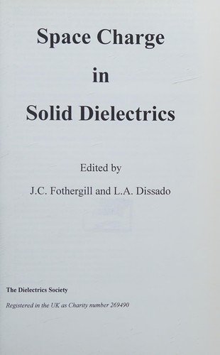 Space Charge in Solid Dielectrics