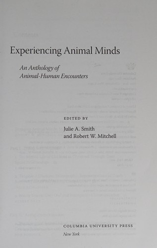 Experiencing animal minds