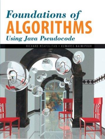 Fundamentals of algorithms using Java pseudocode