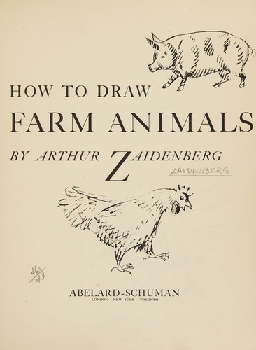 How to draw farm animals