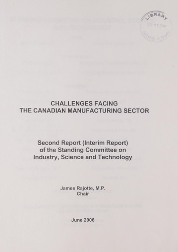 Challenges facing the Canadian manufacturing sector