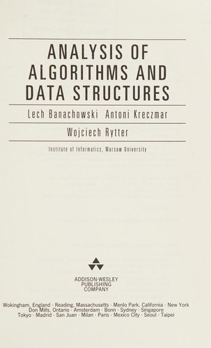 Analysis of algorithms and data structures