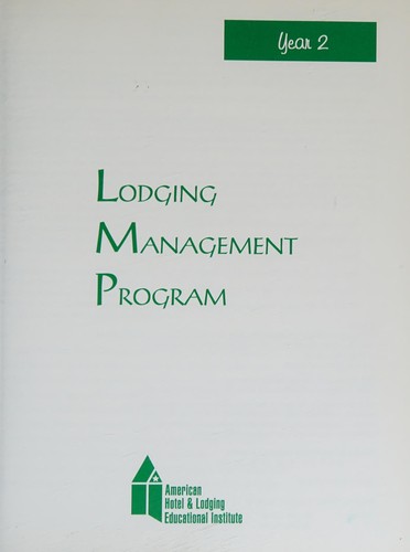 Lodging Management Program Year 2